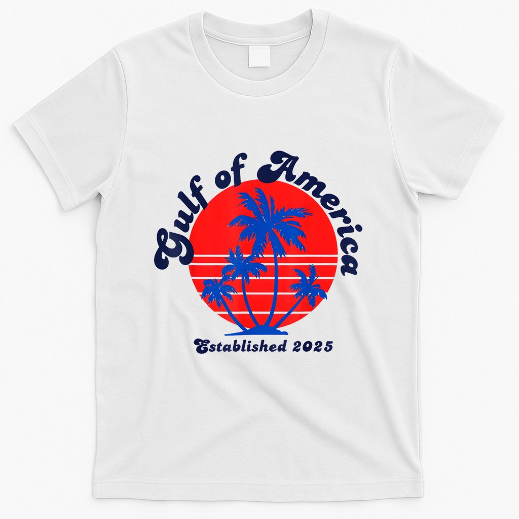 Retro Welcome To Americas Gulf Trump Mexico America 2025 T-Shirt