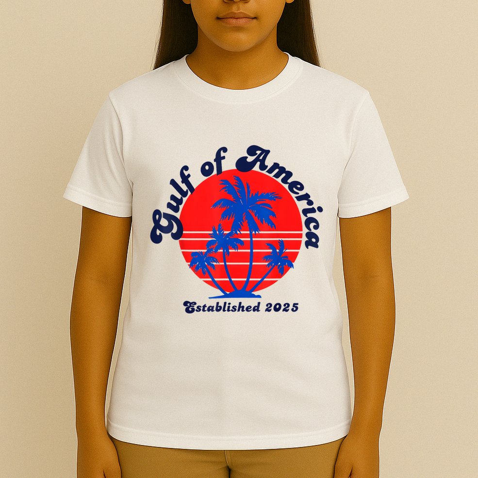 Retro Welcome To Americas Gulf Trump Mexico America 2025 T-Shirt