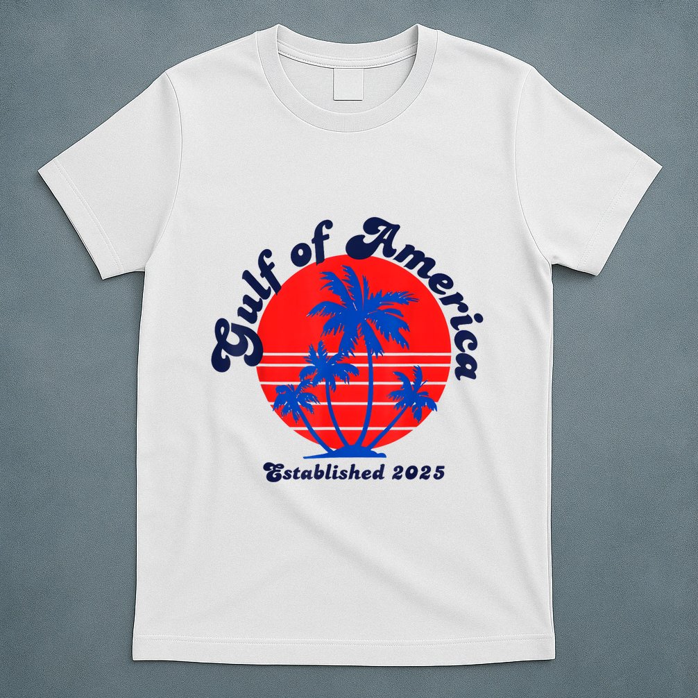 Retro Welcome To Americas Gulf Trump Mexico America 2025 T-Shirt