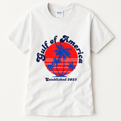 Retro Welcome To Americas Gulf Trump Mexico America 2025 Tall T-Shirt