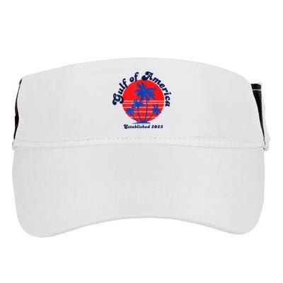 Retro Welcome To Americas Gulf Trump Mexico America 2025 Adult Drive Performance Visor