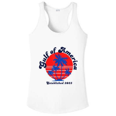Retro Welcome To Americas Gulf Trump Mexico America 2025 Ladies PosiCharge Competitor Racerback Tank