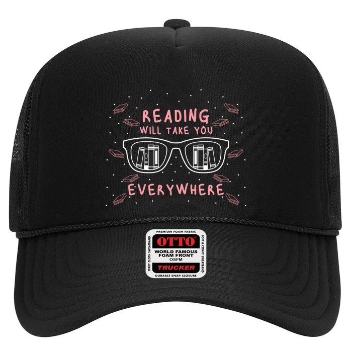 Reading Will Take You Everywhere Reader Library Literary Gift Hat