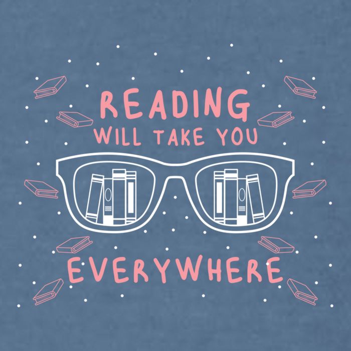 Reading Will Take You Everywhere Reader Library Literary Gift Garment-Dyed Sweatshirt