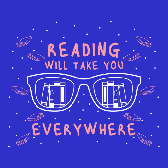Reading Will Take You Everywhere Reader Library Literary Gift 16 in Basic Backpack