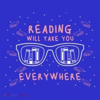 Reading Will Take You Everywhere Reader Library Literary Gift Magnet