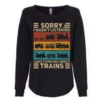 Retro Wagon Train Lover Model Railroad Conductor Womens California Wash Sweatshirt