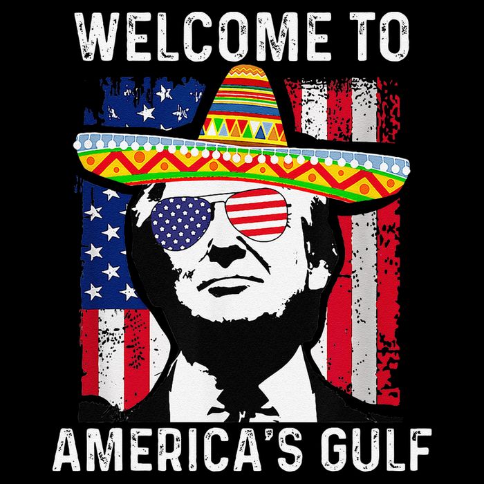 Retro Welcome To AmericaS Gulf Funny Trump Mexico America Toddler T-Shirt