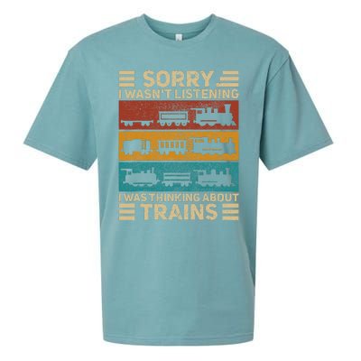 Retro Wagon Train Lover Model Railroad Conductor Sueded Cloud Jersey T-Shirt