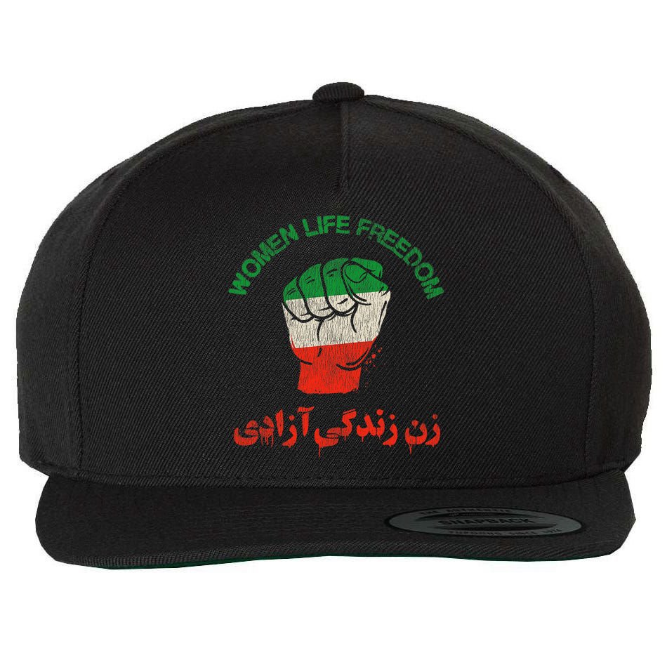 RISE WITH THE WOMEN OF IRAN Women Life Freedom Wool Snapback Cap