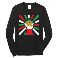 Rise With The Women Of Iran Women Life Freedom Mahsaamini Iranian Flag Fist Long Sleeve Shirt