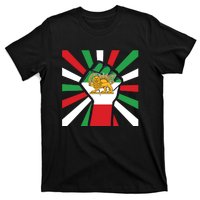 Rise With The Women Of Iran Women Life Freedom Mahsaamini Iranian Flag Fist T-Shirt