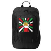 Rise With The Women Of Iran Women Life Freedom Mahsaamini Iranian Flag Fist City Backpack