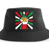 Rise With The Women Of Iran Women Life Freedom Mahsaamini Iranian Flag Fist Sustainable Bucket Hat