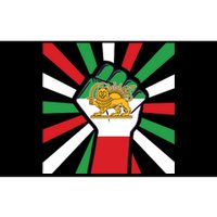 Rise With The Women Of Iran Women Life Freedom Mahsaamini Iranian Flag Fist Bumper Sticker