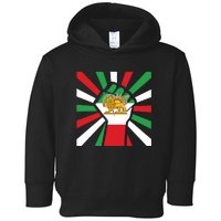 Rise With The Women Of Iran Women Life Freedom Mahsaamini Iranian Flag Fist Toddler Hoodie