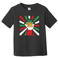 Rise With The Women Of Iran Women Life Freedom Mahsaamini Iranian Flag Fist Toddler T-Shirt