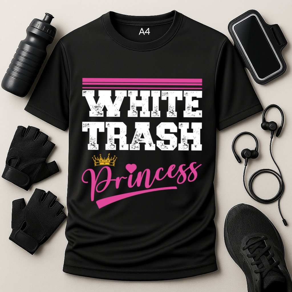 Redneck White Trash Princess Cooling Performance Crew T-Shirt