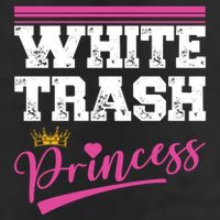 Redneck White Trash Princess Adult Drive Performance Visor