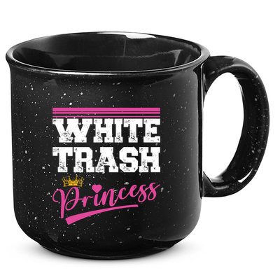 Redneck White Trash Princess 15oz Campfire Ceramic Mug