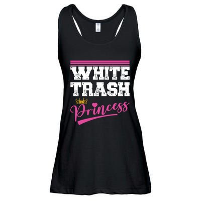 Redneck White Trash Princess Ladies Essential Flowy Tank