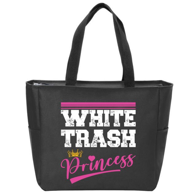 Redneck White Trash Princess Zip Tote Bag