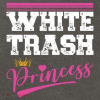 Redneck White Trash Princess Cotton Canvas Backpack