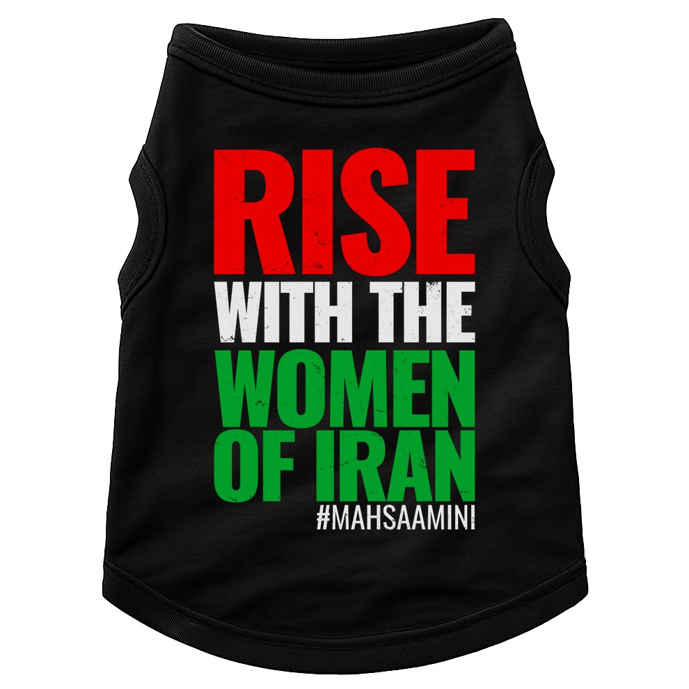 Rise With The Women Of Iran #Mahsa Amini Doggie Tank
