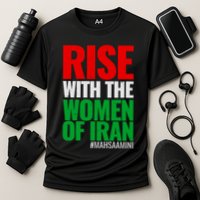 Rise With The Women Of Iran #Mahsa Amini Cooling Performance Crew T-Shirt