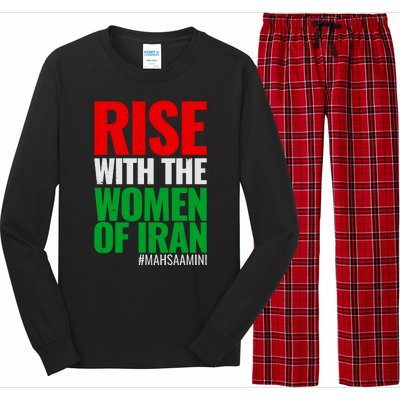 Rise With The Women Of Iran #Mahsa Amini Long Sleeve Pajama Set