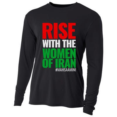 Rise With The Women Of Iran #Mahsa Amini Cooling Performance Long Sleeve Crew