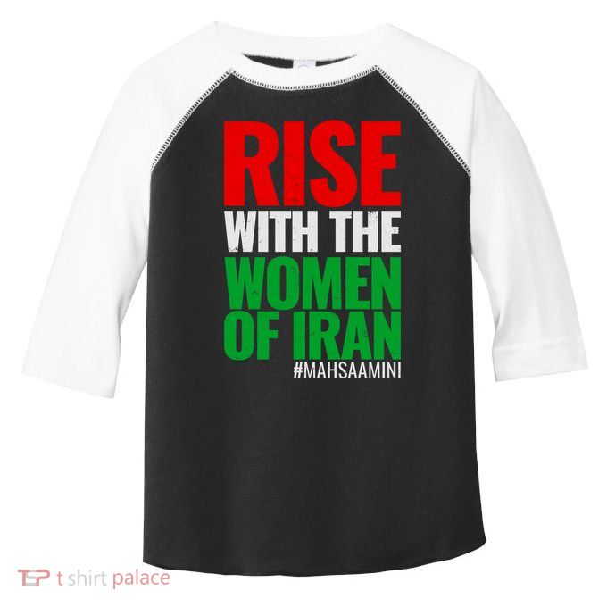 Rise With The Women Of Iran #Mahsa Amini Toddler Fine Jersey T-Shirt