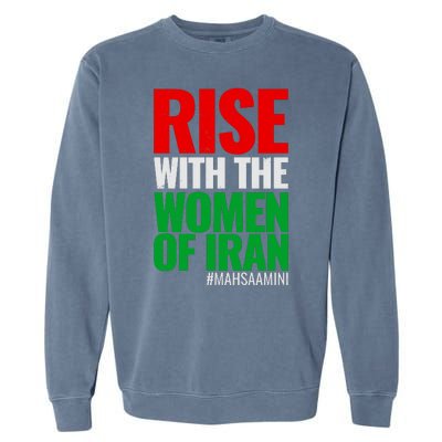 Rise With The Women Of Iran #Mahsa Amini Garment-Dyed Sweatshirt