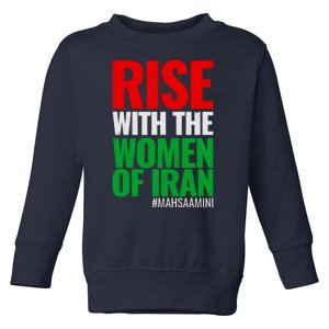 Rise With The Women Of Iran #Mahsa Amini Toddler Sweatshirt