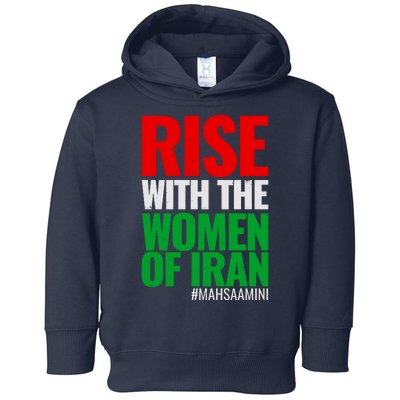 Rise With The Women Of Iran #Mahsa Amini Toddler Hoodie