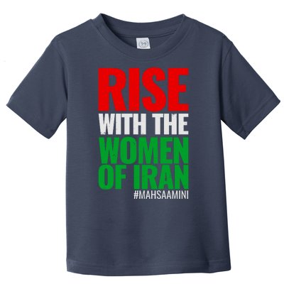 Rise With The Women Of Iran #Mahsa Amini Toddler T-Shirt