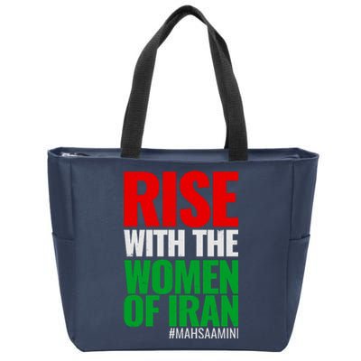 Rise With The Women Of Iran #Mahsa Amini Zip Tote Bag