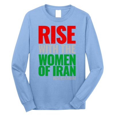 Rise With The Women Of Iran #Mahsa Amini Long Sleeve Shirt