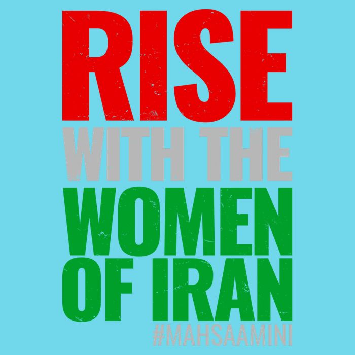 Rise With The Women Of Iran #Mahsa Amini T-Shirt