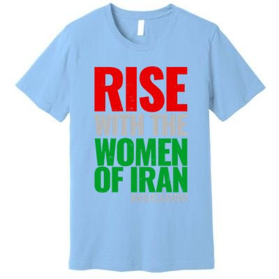 Rise With The Women Of Iran #Mahsa Amini Premium T-Shirt