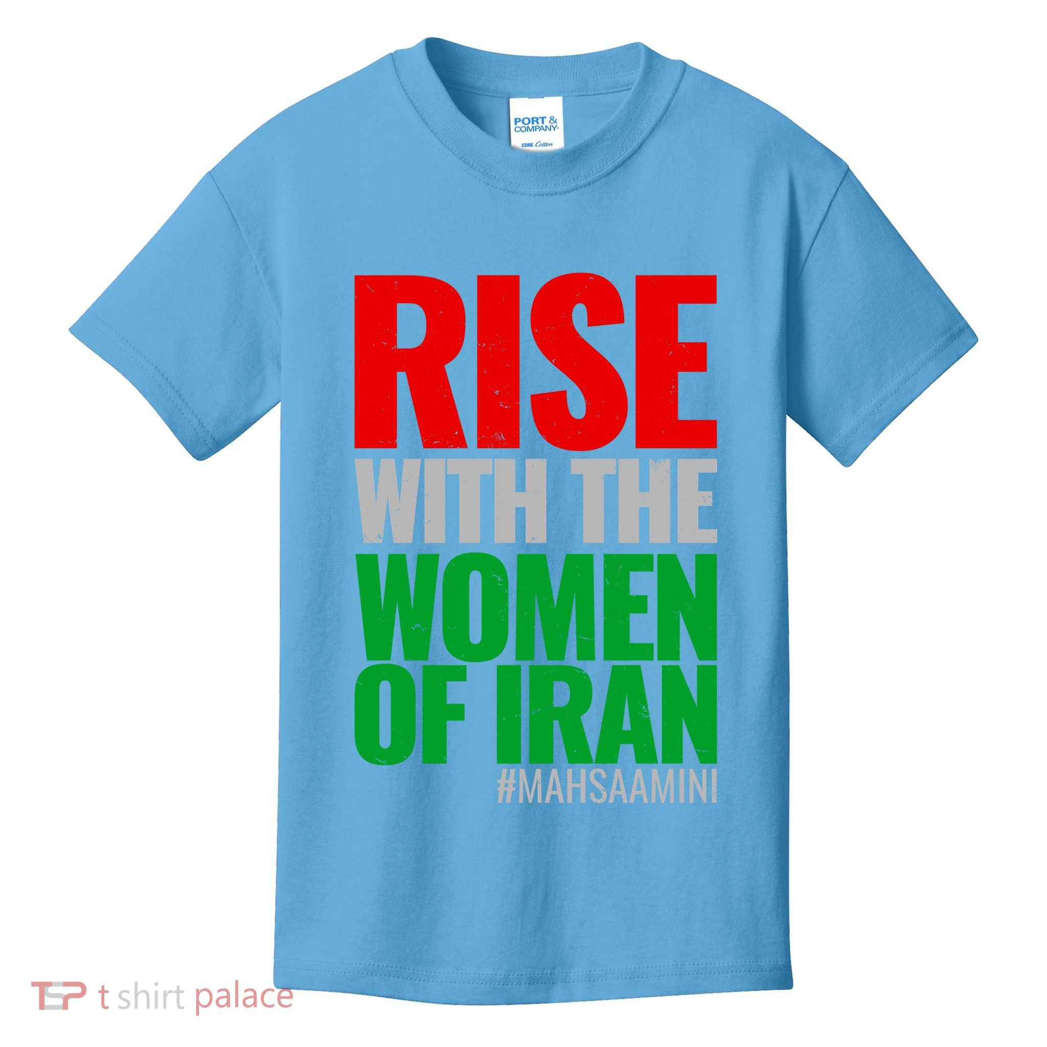 Rise With The Women Of Iran #Mahsa Amini Kids T-Shirt