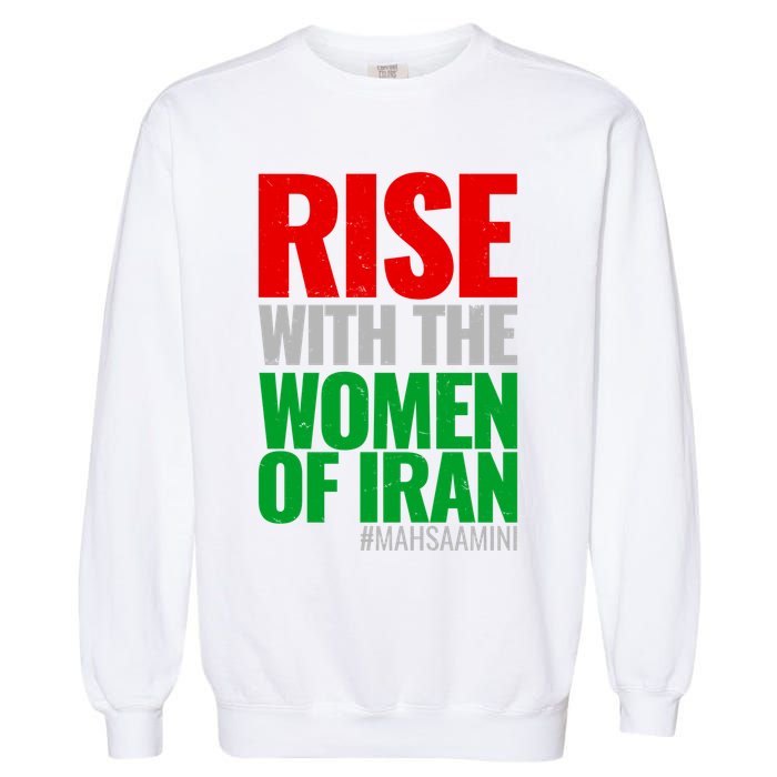 Rise With The Women Of Iran #Mahsa Amini Garment-Dyed Sweatshirt