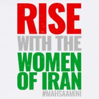 Rise With The Women Of Iran #Mahsa Amini Garment-Dyed Sweatshirt
