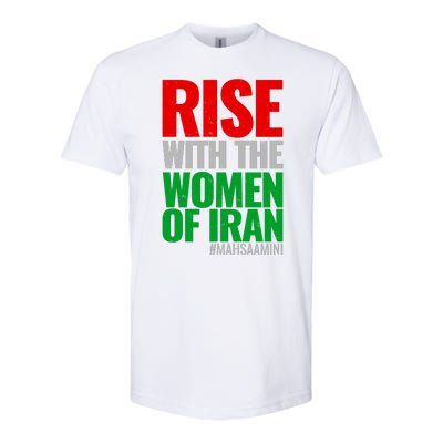 Rise With The Women Of Iran #Mahsa Amini Softstyle CVC T-Shirt