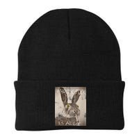 Retro Who The Fck Is Alice Funny Rabbit Beanie