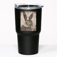 Retro Who The Fck Is Alice Funny Rabbit Tumbler