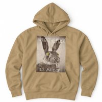 Retro Who The Fck Is Alice Funny Rabbit Hoodie