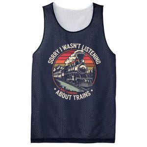 Retro Wagon Train Lover Model Railroad Conductor Funny Train Mesh Reversible Basketball Jersey Tank