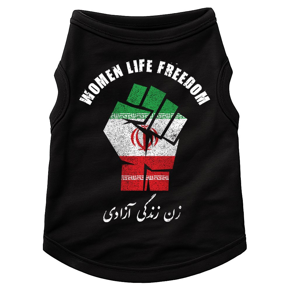 Rise With The Women Of Iran Women Life Freedom Mahsa Amini Doggie Tank