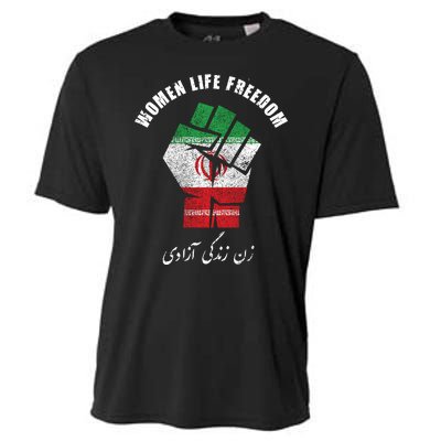 Rise With The Women Of Iran Women Life Freedom Mahsa Amini Cooling Performance Crew T-Shirt